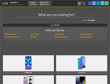 Tablet Screenshot of forum.xda-developers.com